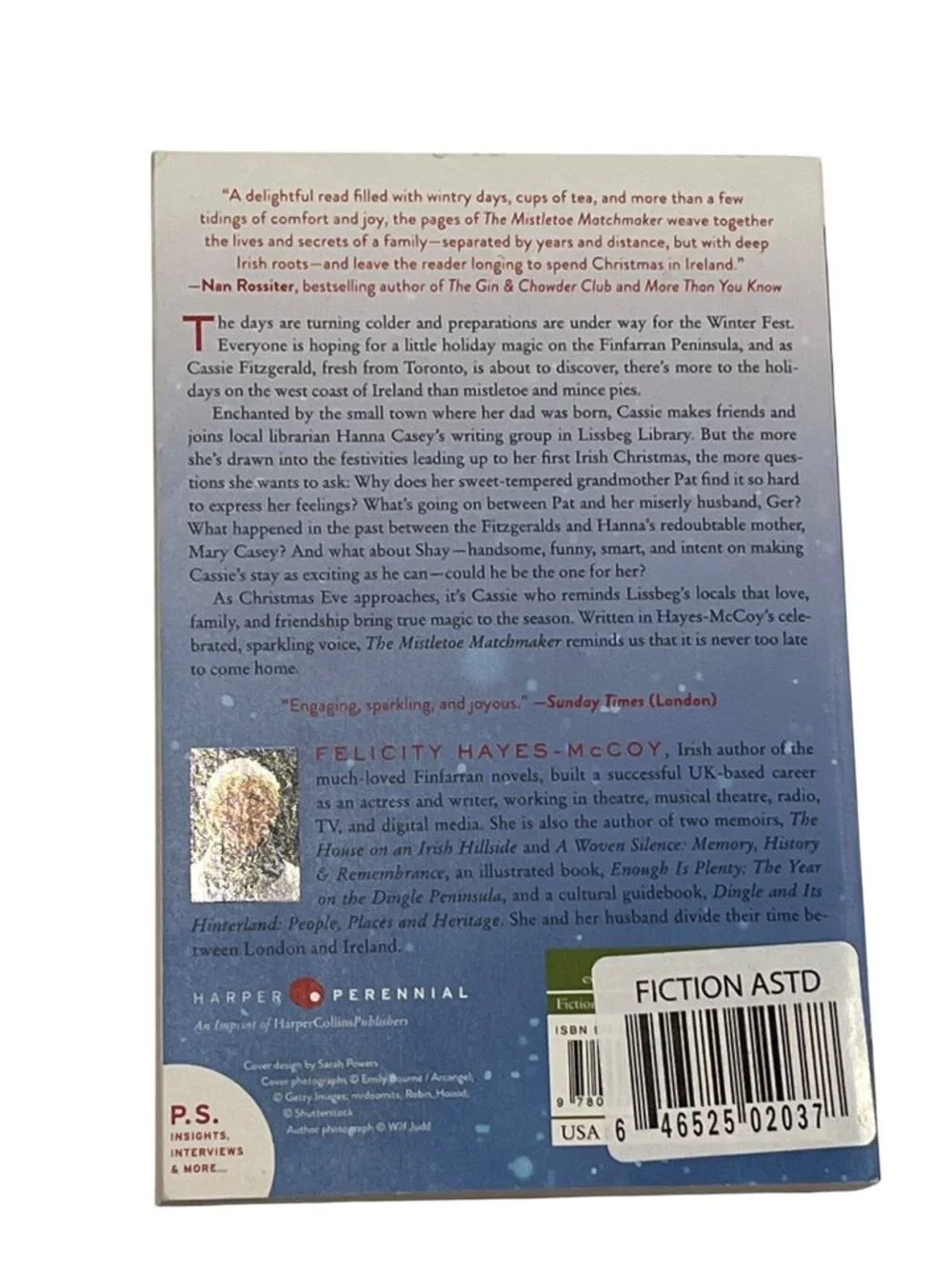The Mistletoe Matchmaker Felicity Hayes-McCoy Christmas Romance Paperback